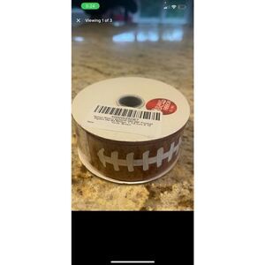 Reliant Ribbon, football pigskin, 1.5” x 10 yards